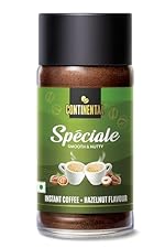 Continental Speciale | Hazelnut Flavoured Coffee | 50 gm Jar | Makes 25 Cups | Instant flavored coffee powder for both Hot & Cold Coffee | Medium Roast- Amazon
