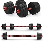 FIT & FITNESS Dumbbells Barbell Set – Adjustable Dumbbells, Connecting Rod, Heavy Lifting Set for Men and Women (8KG 3 IN 1)- Amazon