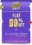 Nasher Miles Flat 90% Off on selected Trolleys for the First 5 Days of June End Of Season Sale  (Till 30th May’25)- Flipkart