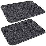 SKIVE India® Microfiber Multi Purpose Bathroom Mat,Bathroom Rugs and Mats 2 Piece Anti Slip Bath Mats Soft Plush Plain Design for Shower Bathroom Contour Toilet Rugs (Grey) (40X60)- Amazon