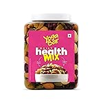 Yogabar Trail Mix – Daily Health Mix 850g – Mixed Nuts with Dry Fruits & Seeds – Mixed Dry Fruits with Almonds Cashews Raisins Cranberries Pumpkin Seeds – Healthy Snack Reusable Jar 850g- Amazon