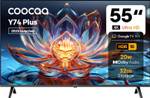 Coocaa Y74 Plus 138 cm (55 inch) Ultra HD (4K) LED Smart Google TV 2025 Edition with Dolby Audio |Free Hotstar Subscription | 32 GB Storage| 20W Sound Output | HDR10 & HLG | Eye Care Technology  (55Y74 Plus)- Flipkart
