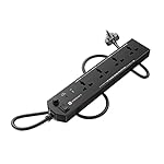 Portronics Power Plate 10 Extension Board with 4 Universal Sockets, 3 Meter Long Cord, 1500 Watts, 6 Amp Multi Plug for Office & Home Appliances (Black)- Amazon