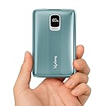 Lifelong Electronics 10000mAh Fast Charging Power Bank with Digital Display | Type C Input | 2 Output Ports | Quick Charge 3.0 | 22.5 W PD Powerbank | Cable Included (Teal Green)- Amazon