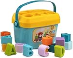GRAPHENE 16 Pcs Baby First Blocks Activity Toys Sorter Baby and Toddler Toy ABCD Learning Shape Alphabets Storage Bucket Toys Game Developmental Educational Toy for Childrens(Multicolor) Pack of 1- Amazon