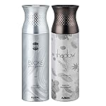 Ajmal EvokeSilverHim & ShadowHim Deodorants Gift For Men (200 ml, Pack of 2)- Amazon