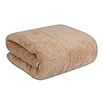 Fezora Large Bath Towels for Men & Women | Microfiber Bath Towel | Soft, Absorbent, Quick-Dry Towel (Beige-Pack of 1)- Amazon