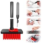 Sounce Cleaning Soft Brush Keyboard Cleaner 5-in-1 Multi-Function Computer Cleaning Tools Kit Corner Gap Duster Keycap Puller for Bluetooth Earphones Lego Laptop AirPods Pro Camera Lens (Black)- Amazon