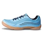 Nivia Flash 2.0 Badminton Shoes for Men | Your Go-to Shoe for Pickleball, Padel, and All Court Sports | Badminton Sports Shoes | (Blue/White/Sky Blue)- Amazon