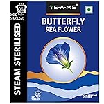 TE-A-ME Butterfly Pea Flower Tea | Blue Colored Tea | 50gm (50+ Cups) | SUPER ANTIOXIDANT | Caffeine Free || Aparajita – Shankhpushpi || Flower Based – Herbal | Diwali Gift- Amazon