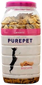 PUREPET Dog Biscuit Treats Mutton Flavour 800Gm Pack, All Life Stages- Amazon