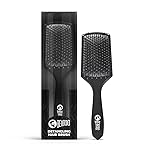 Beardo Detangling Hair Brush | Detangling curls, smoothening, frizz control, shine, paddle hair brush for men | Men Accessories | Hair comb for men | Lightweight – For All Hair Types- Amazon
