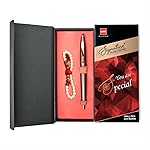 Cello Signature Pen Gift Set | Blue Ink | Pack Of 1 Rakhi & 1 Ball Pen | Premium Metal Pens for Office Use | Corporate Gifting | Stylish Gifts for Diwali|Rakhi Set |Gifts for Men and Women- Amazon