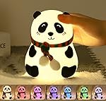 Desidiya® Panda Night Lamp Silicone Touch Color Changing LED Rechargeable Night Light for Kids, Gifts for Girls & Boys | Cute Unisex Bedroom Decor | Valentine Special | Soft BPA-Free | Nightlight- Amazon