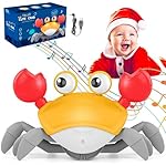 Kidology Crawling Crab Baby Musical Kids Toy with Led Lights & Rechargeable Battery|Interactive Early Learning and Entertainment Toys for Kids Toddlers & Infants|Tummy Time Dancing Toys,Multicolor- Amazon