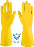 7SHIELD 1 Pair Yellow Rubber Safety Hand Gloves For Chemical,Electrical,Gardening Gloves Rubber Safety Gloves  (Pack of 2)- Flipkart