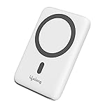 Lifelong Electronics 10000mAh Magsafe Wireless Fast Charging Power Bank for iPhone & All Wireless Enabled Phones | QC 3.0 Powerbank (22.5W) & Wireless (15W) | Extra Magnetic Ring (White)- Amazon
