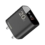Noise Power Series 20W Fast Charger with 2 Ports (USB-C & USB-A), Overheat/Overcharge Protection, Universal Fast Charging Adapter for iPhone, iPad, Android, Smartwatches & TWS (Infinite Black)- Amazon