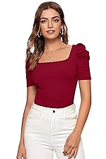 Wedani Women’s Solid Regular Fit Blouse- Amazon