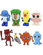 8PCS Italian Brainrot Toys, Blue Octopus Figurine Set, Collect Characters, Action Figures, Tung Tung Tung Sahur Toy for Home Office Decoration and Gift Giving- Amazon