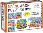 Creative’s My Number Puzzles 1 to 10 | Educational 2in1 Puzzles Game | Number with Water Animals |Star Fish | Gold Fish | Octopus | Sea Horses & More | Jigsaw Puzzles Game for 3 & Up Kids- Amazon