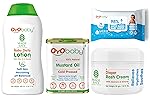 OYO BABY Baby Moments Baby Care Gift Pack | Essential Skincare & Haircare Products for Newborns | Perfect Baby Shower & New Parent Gift Set | Gift Set – Pack of 4- Amazon