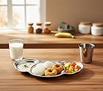 Clazkit Stainless Steel Koala Shape Plate for Kids–Fun, Safe & Durable Compartment Tableware with Creative Animal Shape,BPA-Free, Easy to Clean & Perfect for Mess-Free Mealtimes, Birthday Return Gift- Amazon