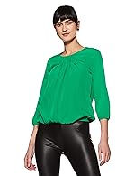 Harpa Women’s Body Blouse Regular Fit Shirt- Amazon