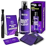 Gizga Pro Series 6-in-1 Cleaning KIT – 500ml Cleaning Spray, DSLR Lens Pen, 50-Lens Tissues, Soft Brush, 10 Wet Wipes, Microfiber Cloths| Ideal for Camera Lens and All Gadgets- Amazon