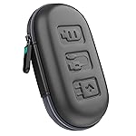 AirCase Earphone Carrying Case with Shockproof EVA Foam, Hard Shell, Compact & Lightweight, Mesh Pocket, Zipper Travel Organizer Pouch for Earbuds, Flash Drives, SD Cards, Cables (Grey Zip)- Amazon