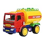 Ankit Toys & Games My City Vehicles Oil Tanker Toy Truck for Kids – Perfect for Pretend Play, Early Development, and Imaginative Fun – Vehicle with Rubber Wheels for Ages 3+ (Multicolour)- Amazon