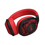 boAt Rockerz 558 Bluetooth Wireless Over Ear Headphones with Mic Upto 20 Hours Playback, 50MM Drivers, Soft Padded Ear Cushions and Physical Noise Isolation (Red)- Amazon