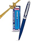Reynolds Metal Iconic Elite Navy Blue Pen | Premium Twist Pen for Personal & Professional Use | Stylish Gift for Men & Women | Trim Ball Pen for Corporate Gifting | Blue Ink- Amazon