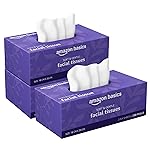 Amazon brand- Amazon Basics 2-Ply Facial Tissue paper 600 pulls | 200 pulls x Pack of 3| Soft & Gentle| Chemical-Free- Amazon