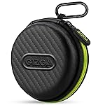 GIZGA Shock-Proof Carbon Fibre, Soft Fabric, Mesh Pocket Carrying Case for Headphones, Multi-Purpose Pocket Storage Travel Organize, Pen Drives, SD Cards- Black- Amazon