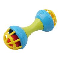Emob Colorful Soft Plastic Rubber Hand Bell Baby Rattles Toy- Amazon