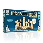 RATNA’S Strategy Game Kings Premium Chess Set for Kids with Logical and Strong Mind to Enhance Their Logical Thinking and Concentration (Big, Multicolour)- Amazon