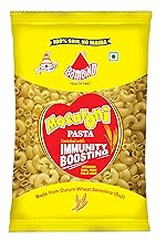 Bambino Vegetarian Pasta Macaroni Pep Drump wheat, 850 grams/ 900 grams Pouch (weight may vary)- Amazon