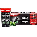Colgate Charcoal Clean Deep Clean Oral Care Toothpaste, Bamboo Charcoal and Mint (Black Gel) 240g Saver Pack- Amazon