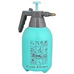 UGROW India 2 Litre Multipurpose Hand Sprayer | Classic Hand-Powered Spray Bottle for Gardening, Plant Care, Car & Bike Wash, Home Cleaning & Sanitising- Amazon