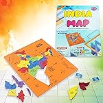 ToyMagic India Capital Map Puzzle | Learn Indian States and Capitals, Geography for Kids,Learning & Educational Toys |Board Puzzle Game for | 25 Pieces Puzzles for Ages 4- Amazon