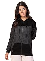 Rigo Fleece Oversized Jackets for Women | Hooded & High Neck Jackets for Women | Full Sleeves Winter Wear Jacket for Women- Amazon