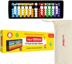 Prof. Simon 13 Rods/Digits Soroban plastic Abacus with colorful beads, Kids Maths learing Tool (Multicolor)- Flipkart