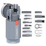 Ambrane 20-in-1 Cleaning Kit for Smartphones, Tablet, PC Computer, Laptops, Keyboards, DSLR Camera Lens, Earphones, Airpods with Screen Dust Brush, Key Puller & Spray Bottle (ACK-01, Grey)- Amazon