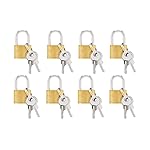 Automatic Mini Locks with Keys for Luggage, Backpacks, Bulk Tiny Padlocks for Jewelry Box, Gym Bags, Diaries (25mm) (4)- Amazon