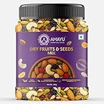 Amayu Premium Mixed Dry Fruits 450gm Superfood Trail Mix with Almonds, Cashews, Raisins, Nuts & Seeds Rich in Antioxidants Panchameva Mix Dry Fruits in Fresh Good Source for Energy- Amazon