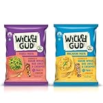 WickedGud 2X Fiber Fusilli & Macaroni Pasta Combo | No Maida | Durum Wheat Semolina | Brown Rice | Red Lentils | Healthy Diet Pasta – 400gm x 2- Amazon