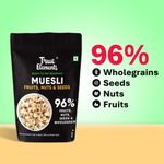 True Elements Fruit and Nut Muesli, Zero Added Sugar, Ready to Eat Breakfast, High Protein Pouch (900 g)- Flipkart