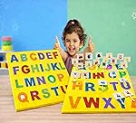 2 in 1 Puzzles for Toddlers | Educational Board Game ABCD,Alphabet Board for Kids 1-3+ Years | ABCD Puzzle with Removable Letters and Picture Flags | Early Education Gift for Kids- Amazon