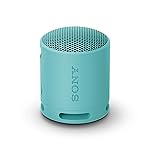 Sony SRS-XB100 Wireless Bluetooth Portable Lightweight Super-Compact Travel Speaker, Extra-Durable IP67 Waterproof & Dustproof, 16 Hrs Batt, Versatile Strap, Extra Bass & Hands-Free Calling-Blue- Amazon